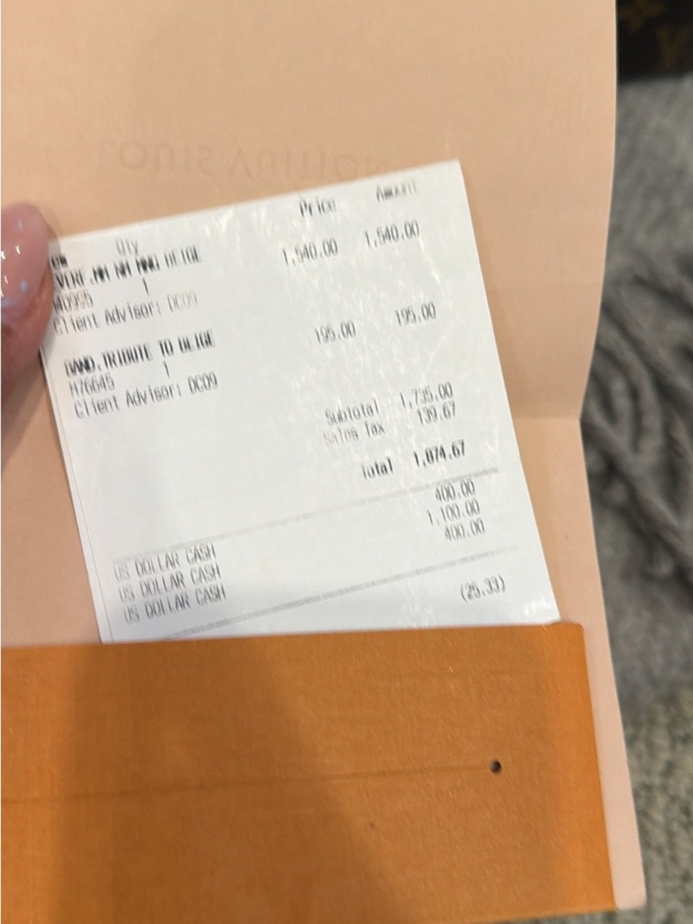 Louis Vuitton Monogram Canvas Tote in Brown and Tan - Picture 6 of 8